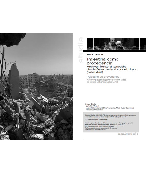 Tábula 28. Archivar emergencias