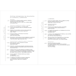 Tábula 28. Archivar emergencias